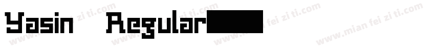 Yasin Regular字体转换